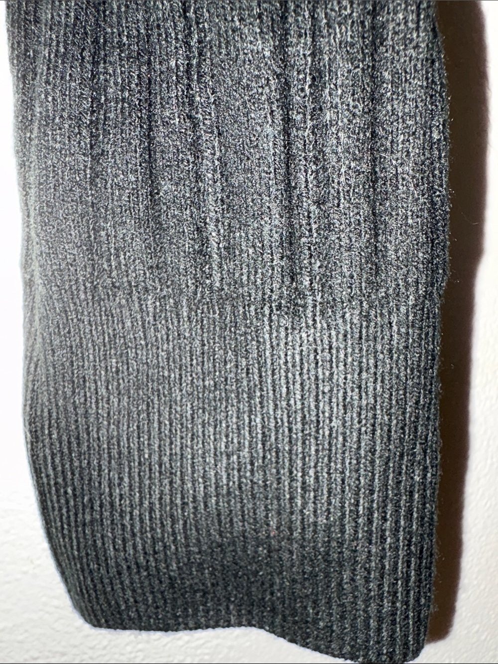 PINK Victoria's Secret Black Ribbed Button-Front Cardigan size Medium - Picture 7 of 10